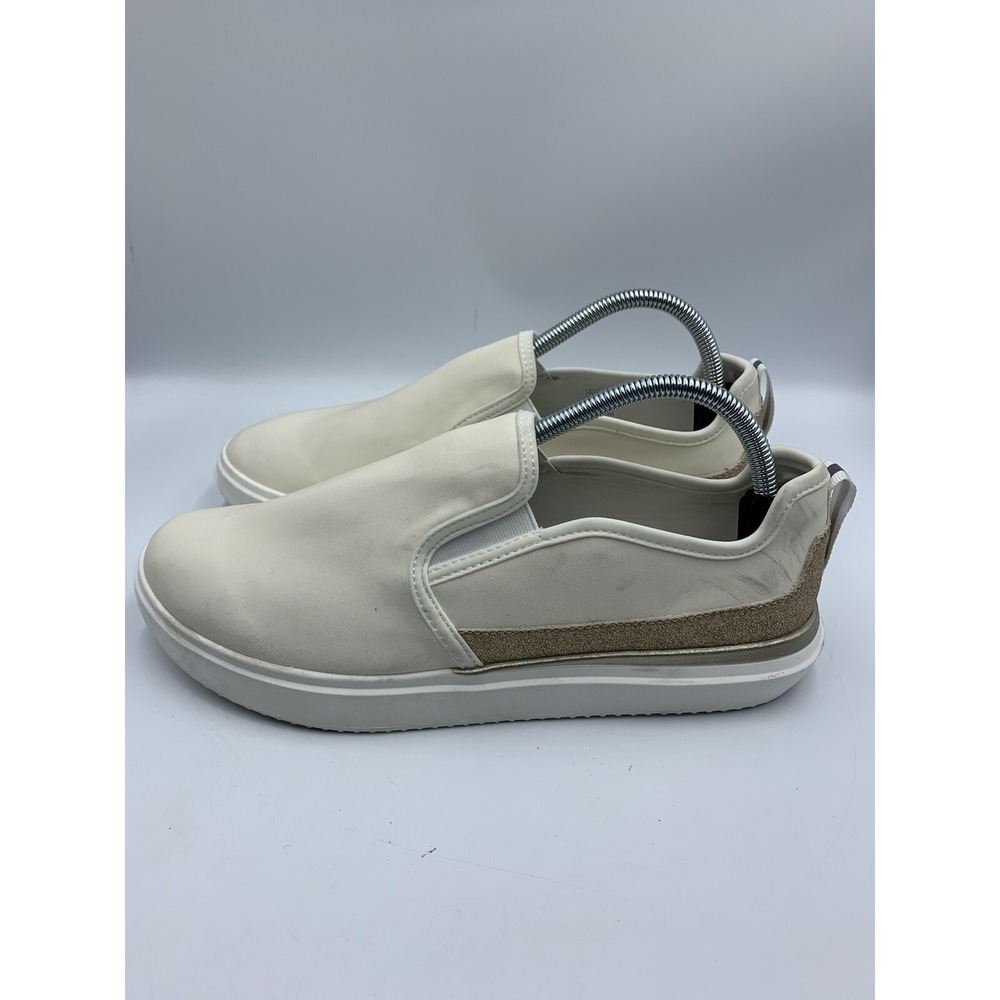 Rocket Dog Womens Beckign White Slip-On Sneakers Shoes 11